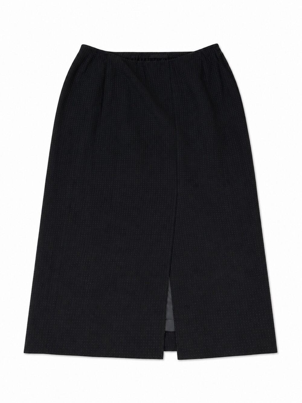 Le Suit Essentials Women’s Large Black polka dot Pencil Skirt Lined Career